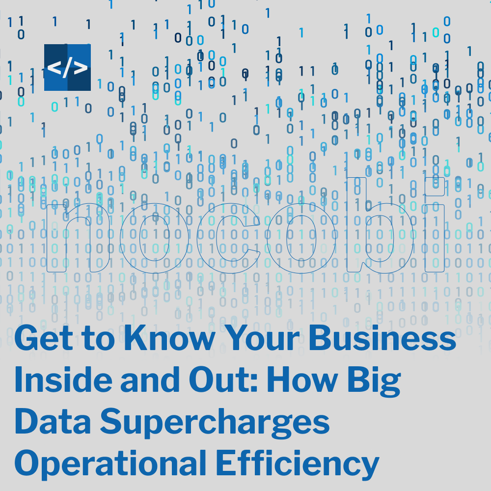 Get to Know Your Business Inside and Out: How Big Data Supercharges Operational Efficiency